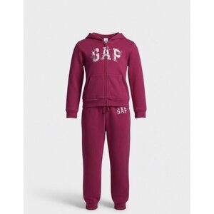 Baby GAP Pink Hoodie Jogger Sweatpants Set Girls 5 Years